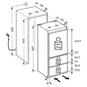 Foto van Inbouw koel-vries combinatie Liebherr ECBNe 8871/617 Peak
