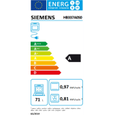 Foto van Bakoven Siemens HB337A0S0 iQ500