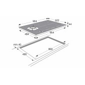 Foto van Inductie-gas kookplaat ATAG IG9571MBA