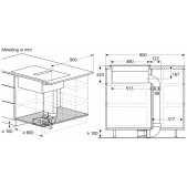 Foto van Inductie kookplaat Bosch PVQ731F15E Serie 6