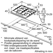 Foto van Gaskookplaat Siemens EC6A5PC90N iQ500