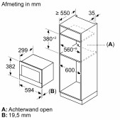 Foto van Magnetron inbouw Bosch BFL7221B1 Serie 8