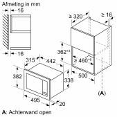 Foto van Magnetron inbouw Bosch BFL523MB3 Serie 2