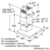 Foto van Wandschouwkap Siemens LC64BBC50 iQ100