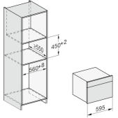 Foto van Stoomoven inbouw Miele DG 2840