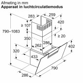 Foto van Wandschouwkap headroom-design Siemens LC87KFN60 iQ300