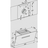 Foto van Wandschouwkap headroom-design Miele DAH 1950 OBSW Active