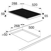 Foto van Inductie kookplaat Etna KI129ZT