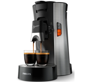 Foto van Koffiepadautomaat Philips CSA250/10 -zilver-zwart-