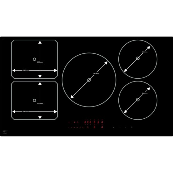 Foto van Inductie kookplaat Novy Power 1768